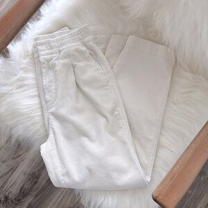 GAP Corduroy High-rise Joggers in Birch